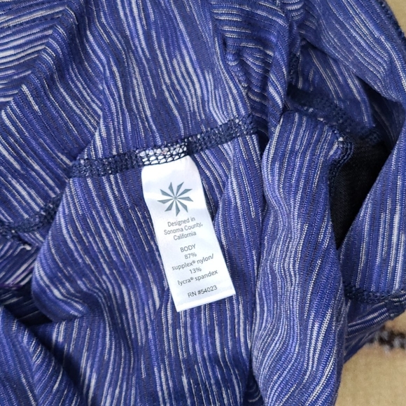 Athleta Capri Leggings Blue size small - Picture 6 of 10